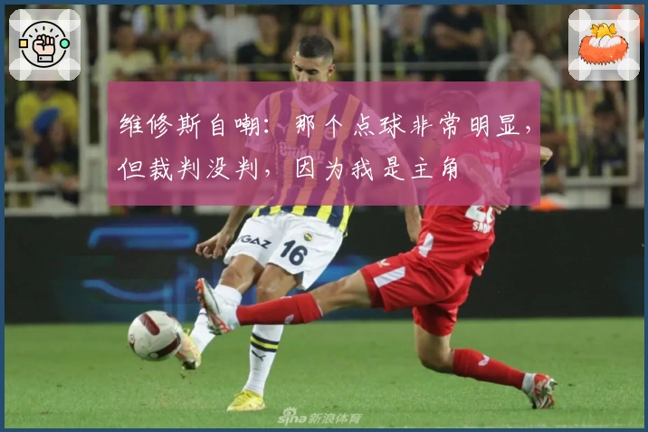 维修斯自嘲：那个点球非常明显，但裁判没判，因为我是主角